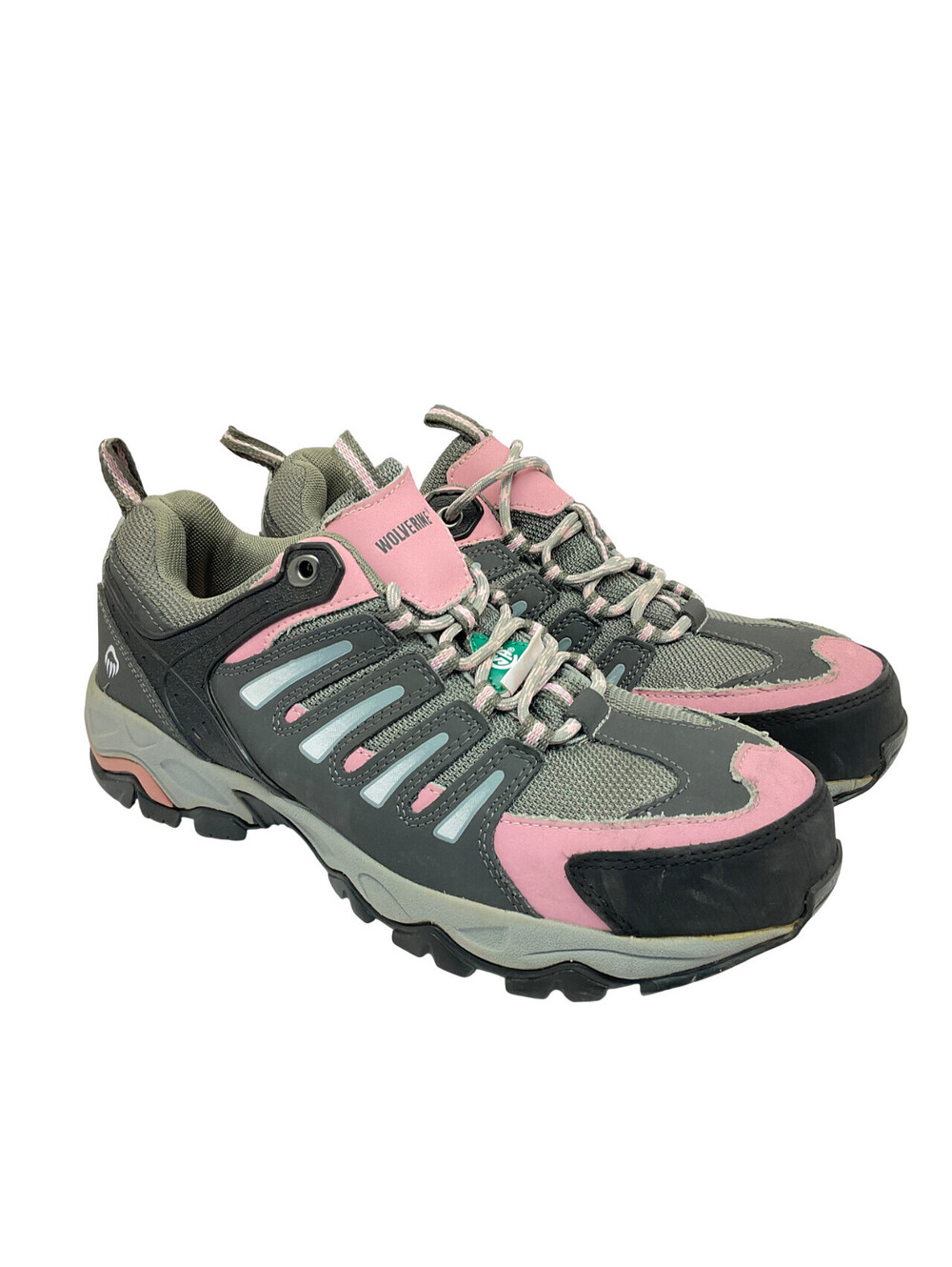 Wolverine Women's Gazelle STSP Work Shoes Grey/Pink Size 9.5M